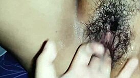 Last part filipina girlfriend close up pussy licking with sexy asian homemade muff diving.