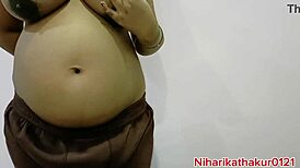 first time pregnant mature girl pussy hole explored in homemade solo session