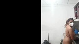 Cute and SEXY woman COOKING NAKED