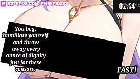 4 min joi challenge the beta censored humiliation femdom feet humiliation