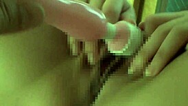 mature asian nurse with huge tits masturbates solo in her room