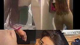 a la rica colombiana nicole medallo se la cogen en cuatro y la ponen a tragar leche