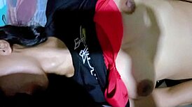 neighbor helps with vibrating toy in intimate moment