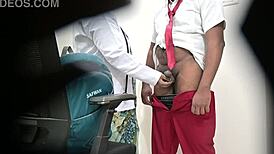 Is it fair woman checking a school boys dick in public hospital?