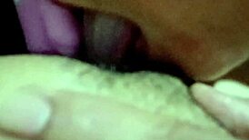 neighbor helps with vibrating toy in intimate moment