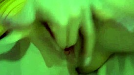 Beautiful Latina Enjoys Solo Time Before Club