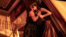 Nikki Rhodes and Renee Perez toy play