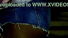 Wearing Hotpants and Shiny Pantyhose for Bold Look