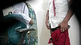 Is it fair woman checking a school boys dick in public hospital?