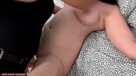 spanish milf gets fucked with dildo and strap on by susy blue, hand over mouth finger fucking trailer