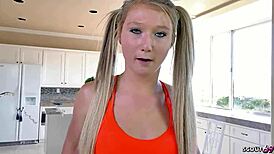 Petite Step-Sister Seduces For Hard Fuck And Cum.