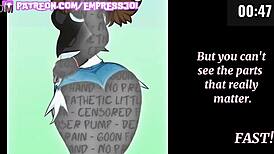 4 min joi challenge the beta censored humiliation femdom feet humiliation