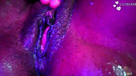 Juicy Student Climaxes With Close-Up Fingering Of Her Huge Ass And Tight Pussy