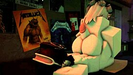 Relaxing fun in her room during sunset 😊