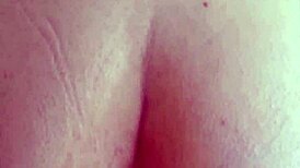 This curvy babe has quick sex before bedtime, doggystyled with cum covering her ass.