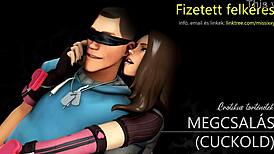 Hungarian Cuckold Cheating With Jerk Off Instructions