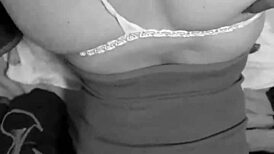 blonde beauty bent over in doggystyle, feeling intense pleasure