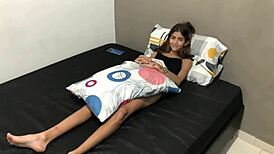 i find my little stepsister masturbating in her room and help her out by fucking her hard