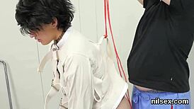 Wicked sweetie was taken in anal hole asylum for painful treatment