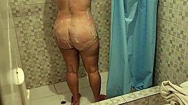 Did you see me getting a blowjob from my friend's mom in the shower?