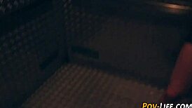 Brunette Teen Sucks Monster Cock In Hardcore Doggystyle Session.