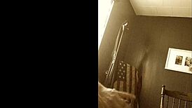 slow-mo eruption with huge cumshot in solo action