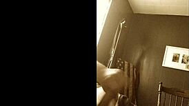 slow-mo eruption with huge cumshot in solo action