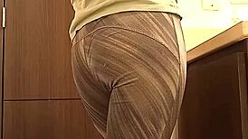 Hidden Camera Catches Latina Teen In Intimate Bathroom Moments!