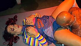 i tranzied with my bro-in-law at the fantasy party