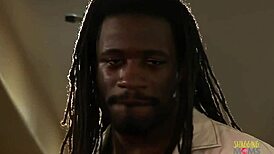 Two seductive big titty lesbians enjoy a threesome with interracial seduction.