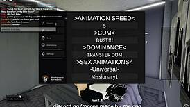 Intense fucking of cute catgirl in roblox condo with blowjob and doggystyle bent over