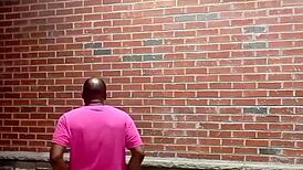 Private Strip Tease for Free While Faced Backwards in 70 Degree Weather