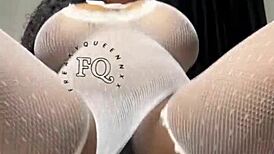 Watch Freakyqueennxx Riding Her Long Dildo In Cowgirl Style With Boobs Bouncing Up And Down 😘