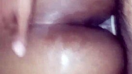 fucking big booty ebony milf in doggystyle position