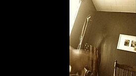 slow-mo eruption with huge cumshot in solo action