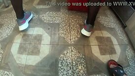 Milfy Calla, oh yeah, smoking and dancing with huge cock!