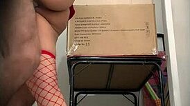 Colombian Nympho Fucks in Bathroom Hidden Cam