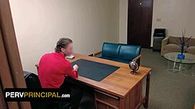 Vice Principal's Ass and Pussy Punished for Embezzling