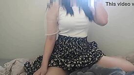 After coming home, I couldn't stop my urges, so I did sweet onani on the blanket... oops!