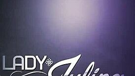 Kneeling Before Leather Mistress