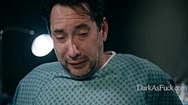 Nurse feels intense fear and pleasure as demon fucks her roughly, squirting milk into her mouth