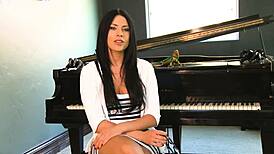 Super Sexy Brunette Beauty Fucked Hard On Stairs