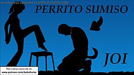 Spanish Femdom Mistress Commands Jerk Off To Transform Into Dog My Pet!