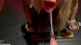 In this BDSM tale, Monika Fox endures HARD FINGERING in her HOLES, PISS in MOUTH and ASS
