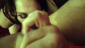 sexy horny brunette licks ass and gets fucked hard