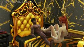 curvy redhead getting railed by huge black cock 😈