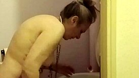 French woman records her solo outdoor session with toys