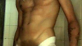 Amateur Interracial Handjob In Shower Bath