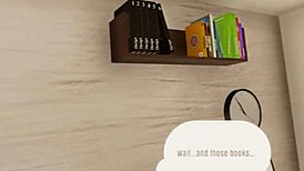 Let's play Elise's peepshow in VR, watching her pussy