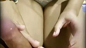 Keep stroking after the cumshot asian thai teen 18+ gives her boyfriend a handjob